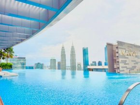 Largest rooftop infinity swimming pool at Eaton residence